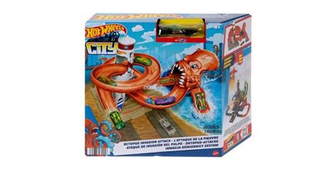 Hot Wheels City Octopus Invasion pálya szett kisautó Mattel Pepita hu