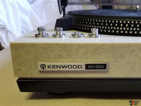 Kenwood KD 550 Turntable Direct Drive The Rock Base Kenwood Arm