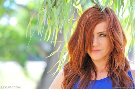 Redheaded Babe Shows Her Incredible Pasty Body While Posing Outdoors FTV Girls