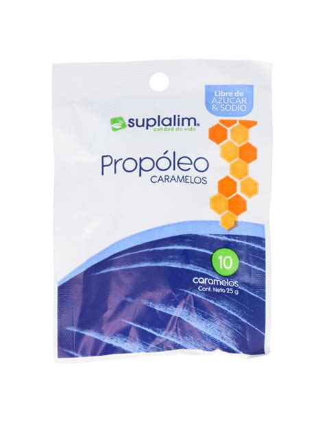 Precio Propóleo Caramelos 25 g 10 Unidades Farmalisto CL