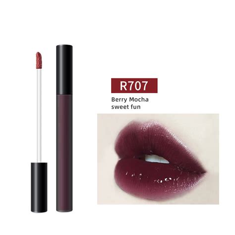 Hadred Lip Glosses Black Tube Mirror Moisturizing Air Lip Glaze