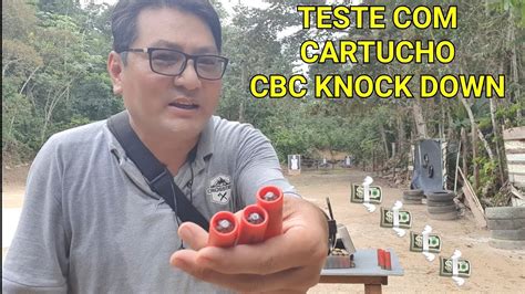 Teste Espingarda Cbc Military Muni Es Knock Down Balote