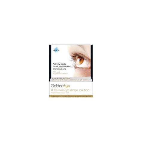 Goldeneye 01 Eye Drops 10ml To Treat Minor Eye Infections And