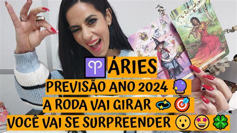 ÁRIES PREVISÃO ANO 2024 A RODA VAI GIRAR VOCÊ VAI SE