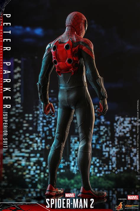 Hot Toys Peter Parker Superior Suit Sixth Scale Figure Spider Man Limited Collectible Comic