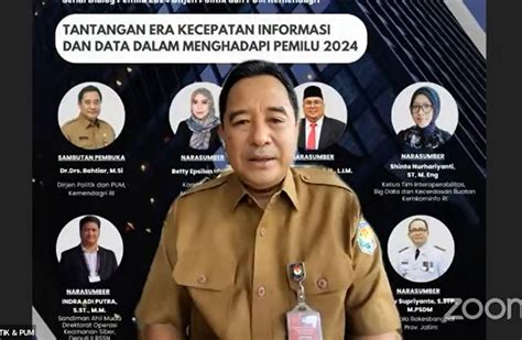 Hadapi Kecepatan Informasi Data Jelang Pemilu Kemendagri Bangun