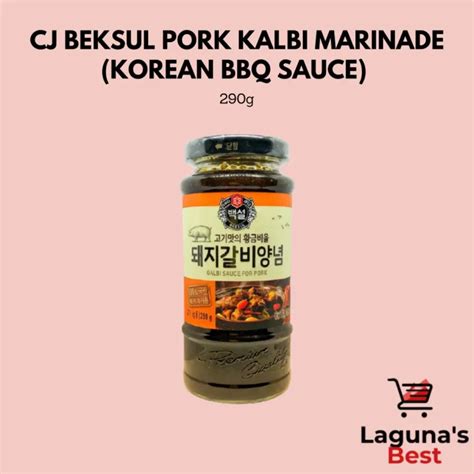 Cj Beksul Pork Kalbi Marinade Korean Bbq Sauce G Lazada Ph