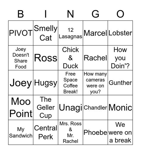 B·I·N·G·O Bingo Card