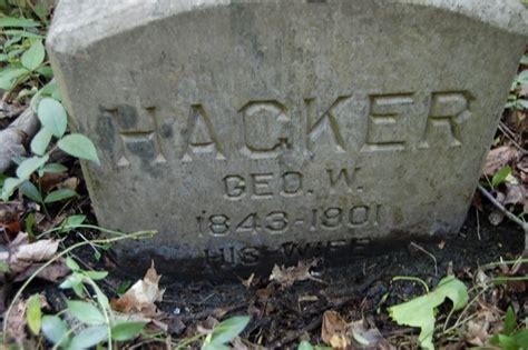 Pvt George Washington Hacker Find A Grave Memorial