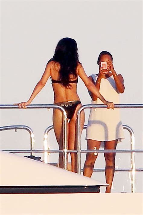 Rihanna In A Bikini Sicily Italy August Celebmafia