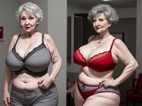 P Image Sexd Granny Showing Her Huge Huge Huge Red Bra