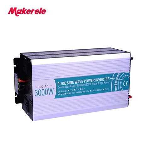 Inverter 24v 120v 3000w Mkp3000 241 24vdc To 110vac Off Grid Solar