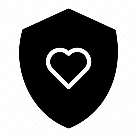 Security System Shields Loving Secure Weapons Hearts Icon