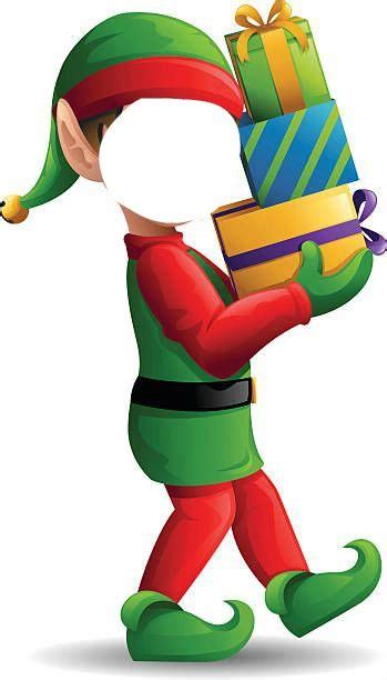 An Elf Carrying Presents On His Back