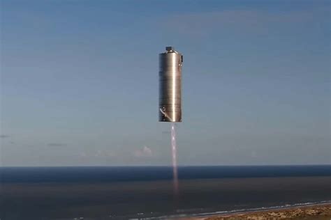 SpaceX’s prototype Mars rocket has flown for the first time | New Scientist