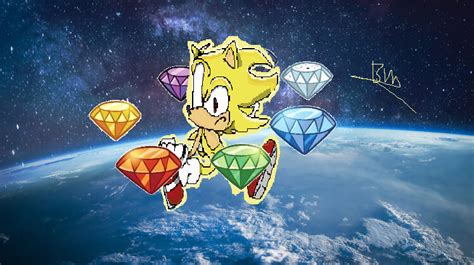 super sonic in space just look good : r/SonicTheHedgehog