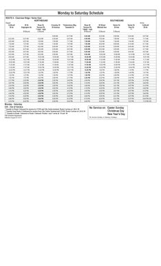 Fillable Online Reddeer Route 6 Transit Schedule City Of Red Deer