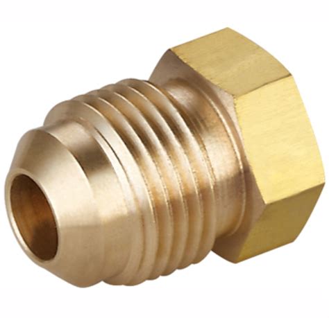 Nptf Threaded Flared Pigtail Nut Brass Copper Pipe Hose Nipple Fitting