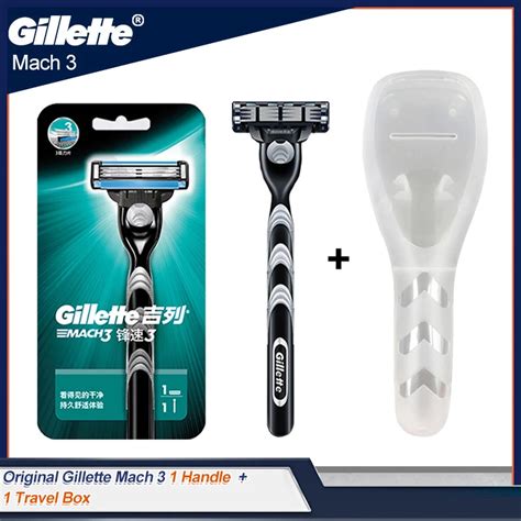 Gillette Rasoir Manuel Mach 3 Original Pour Homme Rasoir De S Curit