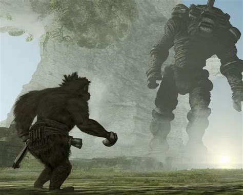 Big Chungus In Shadow Of The Colossus As A Colossus Stable Diffusion