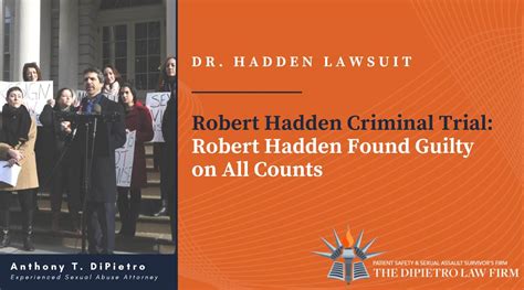 Dr. Robert Hadden Criminal Trial: Hadden Found Guilty On All Counts