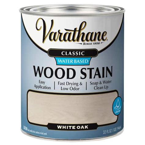 Qt White Oak Classic Water Based Interior Wood Stain Pack