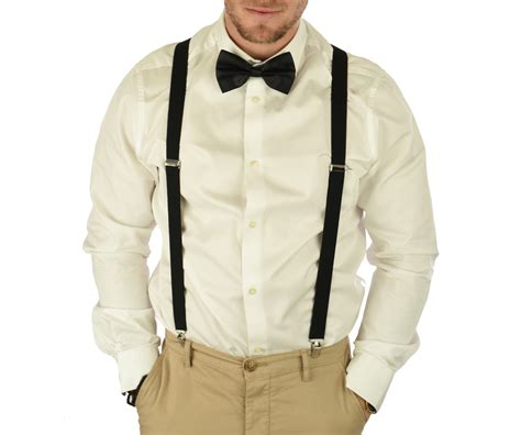 Suspenders and Bow Tie Set Deal Knot Costume | Fast Shipping Dispatch ...