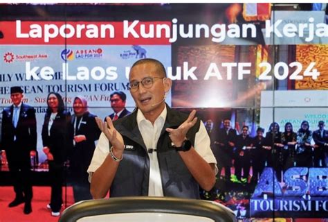 Menparekraf Paparkan Capaian Indonesia Di ATF 2024 AKSI KATA