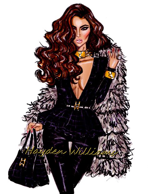 Hayden Williams Fashion Illustrations Jet Set Glamour By Hayden Williams