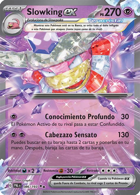 Slowking ex Evoluciones en Paldea TCG WikiDex la enciclopedia Pokémon