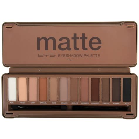 Paleta De Maquillaje 12 Sombras Nude Acabado Mate En BYS Maquillaje