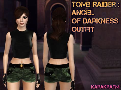 The Sims Resource - Tomb Raider The Angel of Darkness Outfit