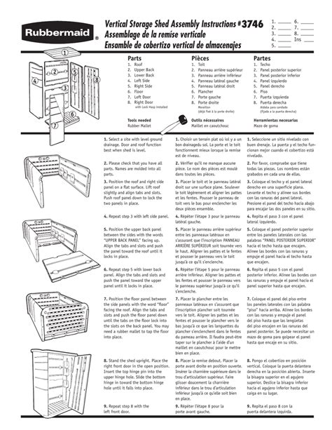 Rubbermaid Outdoor Storage Cabinet Assembly Instructions Two Birds Home