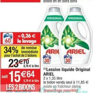 Anti Crise Fr Lessive Liquide ARIEL Chez Cora 27 10 11 11 Lessive