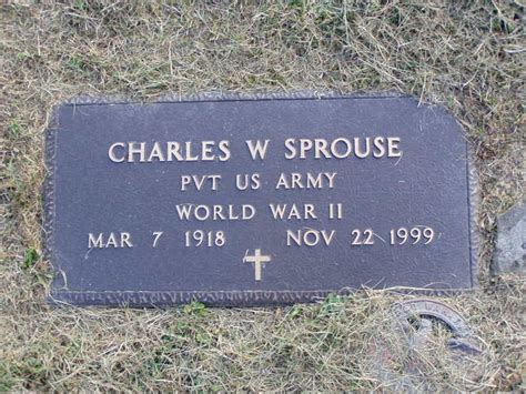 Charles William Sprouse 1918 1999 Memorial Find A Grave