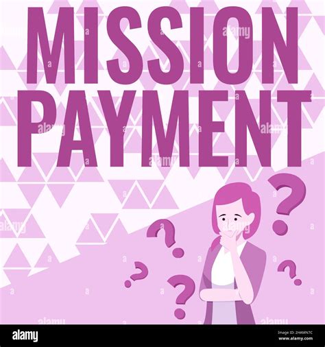 Affichage conceptuel paiement de mission Business idée compensation