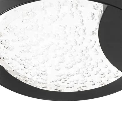 Qazqa Plafondlamp Zwart Incl Led Staps Dimbaar Lichts Patrick