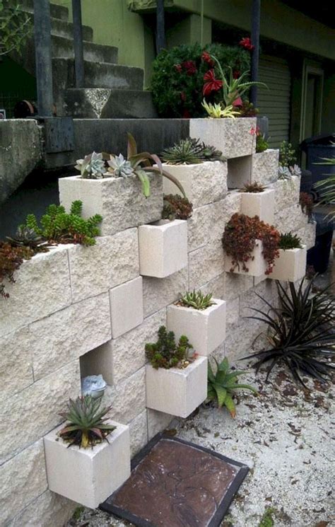 20 Beautiful Cinder Block Garden Ideas To Make Your Garden More Awesome Decoredo Cinder