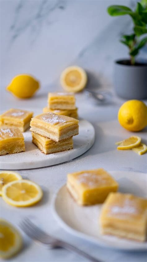 No Added Sugar Lemon Bars — Deliciously Free