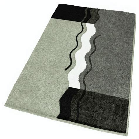 Large Modern Grey Bath Rug 236 X 393 Modern Bath Mats Other