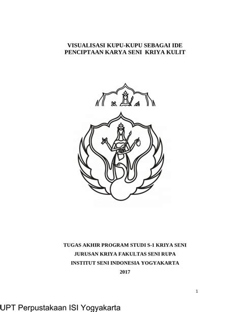 Pdf Visualisasi Kupu Kupu Sebagai Ide Penciptaan Digilib Isi Ac Id