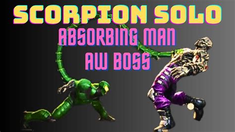 Scorpion Counters Absorbing Man War Boss Insane Regen Aw 2023 Mcoc Gaming Marvel Youtube