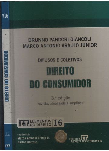 Sebo Do Messias Livro Direito Do Consumidor