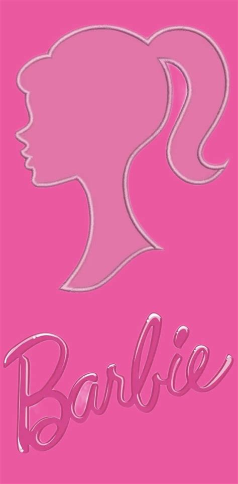 Barbie Logo on Pink Background