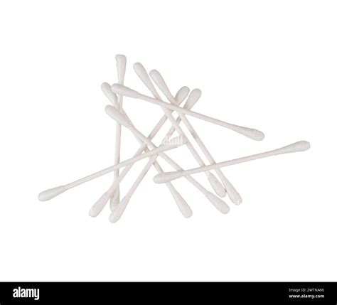 ear cleaning sticks on a transparent background Stock Photo - Alamy