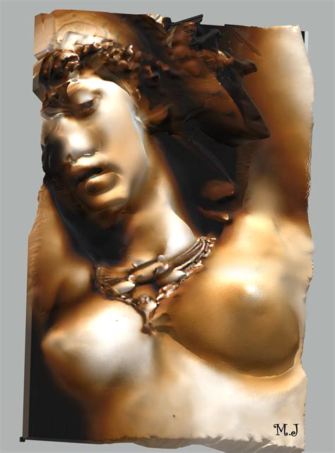 Bust Of A Naked Woman D Modeling Au Arts Num Riques Par Armajay