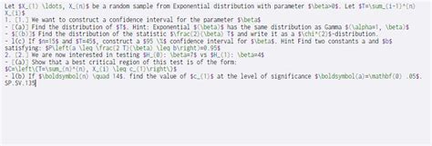 Solved Let X Ldots X N Be A Random Sample From Chegg