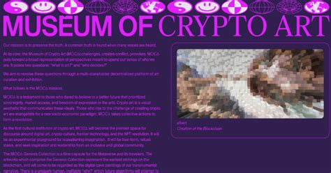 Moca Museum Of Crypto Art Masterdao