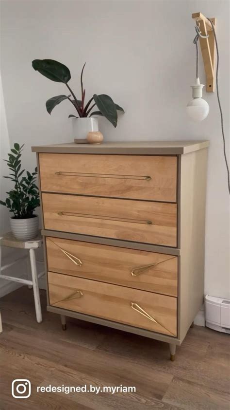 Taupe Mcm Dresser Makeover Fusion Mineral Paint In Algonquin