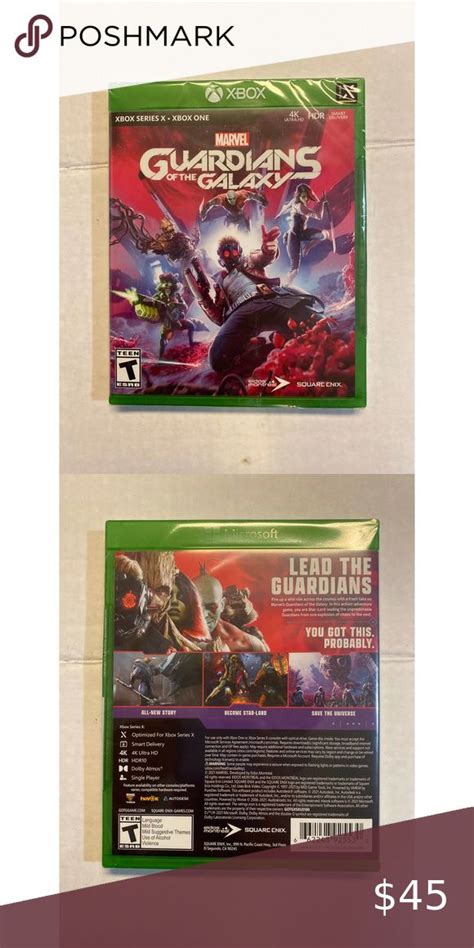 Marvels Guardians Of The Galaxy Xbox Series Xs Xbox One New In Sealed